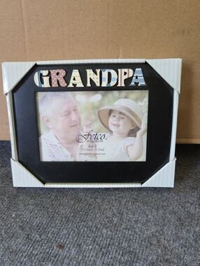 Fetco Black Frame with Multicolor 'GRANDPA' Accent